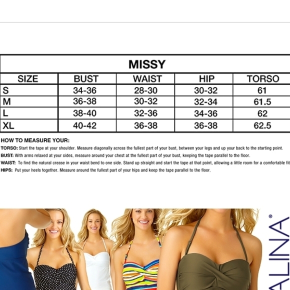 Catalina Blue Convertible Twist Front Bandeau Tankini Top & BoyShort Size M - Picture 4 of 10